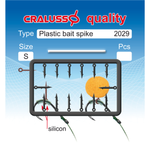 Kolce do przynęt roz. S - Plastic Bait Spike CRALUSSO