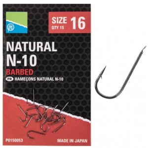Haczyki z zadziorem i łopatką N-10 roz.12 PRESTON