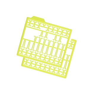 Stopery wydłużające do kulek ŻÓŁTE - twarde MIKADO