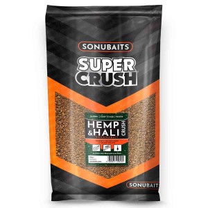Zanęta Supercrush HEMP & HALI Crush (halibut-konopie) 2kg SONUBAITS