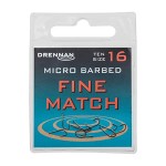 Haczyki z łopatką Fine Match r. 22 DRENNAN