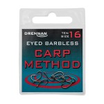 Haczyki Carp Method r. 16 oczko bezzadzior DRENNAN