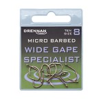 Haczyki Wide Gape Specialist r. 8 oczko DRENNAN