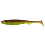 Guma Slick Shad 7cm - Green Pumpkin UV FOX RAGE