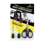 Zestaw 4+1 Igieł i Wierteł z nożyczkami MIKADO