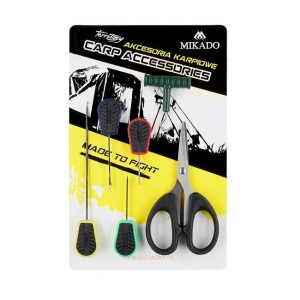 Zestaw 4+1 Igieł i Wierteł z nożyczkami MIKADO