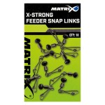 Agrafki X-Strong Feeder Snap Links r. 10 MATRIX