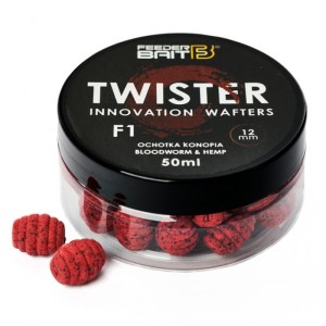 Dumbells Twister F1 - OCHOTKA & KONOPIA 12mm 75ml FEEDER BAIT
