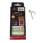 Przypony MF13 z gumką roz.10 / 10cm - żyłka MIKADO