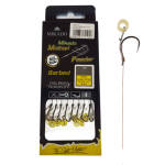 Przypony MF13 z gumką roz.6 / 10cm - plecionka MIKADO