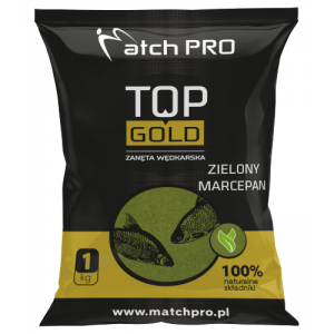 Zanęta Top Gold MARCEPAN ZIELONY 1kg MATCHPRO
