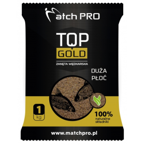 Zanęta Top Gold DUŻA PŁOĆ 1kg MATCHPRO