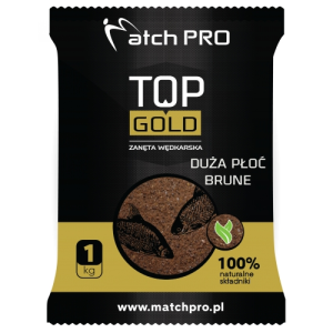 Zanęta Top Gold DUŻA PŁOĆ BRUNE 1kg MATCHPRO