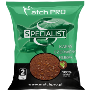 Zanęta Specialist KARAŚ CZERWONY ROBAK 2kg MATCHPRO