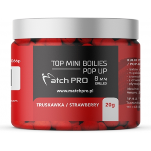 Kulki Pop-Up TRUSKAWKA 8mm / 20g MATCHPRO
