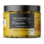 Dumbells ANANAS 7mm / 25g Tonące MATCHPRO