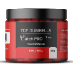 Dumbells KRYL 7mm / 25g Tonące MATCHPRO
