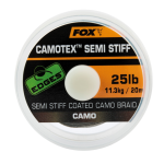 Plecionka w pół sztywnej otulinie Camotex Semi Stiff 25lb / 20m FOX