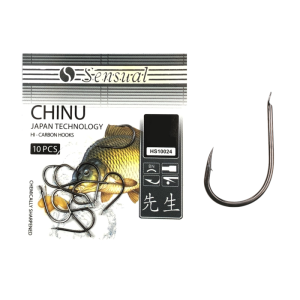 Haczyki z zadziorem Sensual Chinu r. 14 - czarne MIKADO