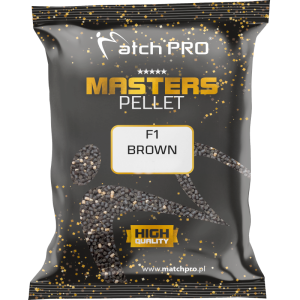 Pellet F1 BROWN Masters 4mm / 700g MATCHPRO