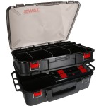 Skrzynka dwukomorowa Jaws 47x34x19 czarna MIKADO