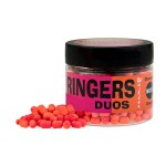 Chocolate Orange Duos Wafters 5x3mm - MICRO Orange/Pink RINGERS