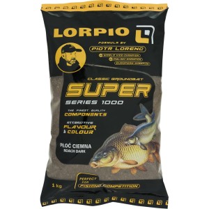 Zanęta Super Series Płoć Ciemna 1kg LORPIO