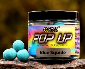 Kulki Pop Up Fluo BLUE SQUID 15mm / 200ml CARP GRAVITY
