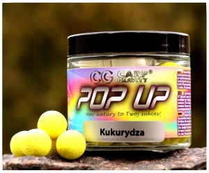 Kulki Pop Up Fluo KUKURYDZA 15mm / 200ml CARP GRAVITY