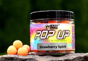 Kulki Pop Up Fluo STRAWBERRY SPIRIT 15mm / 200ml CARP GRAVITY