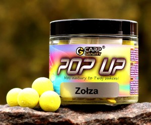 Kulki Pop Up Fluo ZOŁZA 15mm / 200ml CARP GRAVITY