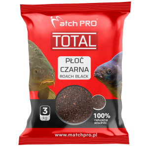 Zanęta TOTAL PŁOĆ CZARNA 3kg MATCHPRO