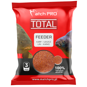 Zanęta TOTAL FEEDER KARP LESZCZ LIN 3kg MATCHPRO