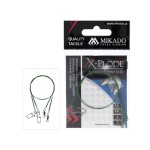 Przypon stalowy z krętlikiem i agrafką 35cm / 15kg op.2szt. MIKADO