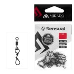 Krętliki rolkowe z agrafką "MIKADO" roz. XS MIKADO