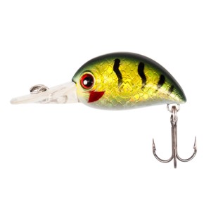 Wobler SHIMMY DR 3cm / 3.3g GREEN PERCH - Pływający MIKADO