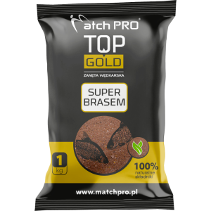 Zanęta TOP GOLD SUPER BRASEM 1kg MATCHPRO