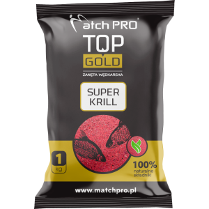 Zanęta TOP GOLD SUPER KRILL 1kg MATCHPRO