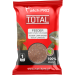 Zanęta Total FEEDER KARP LESZCZ LIN 1kg MATCHPRO