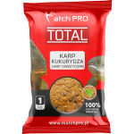 Zanęta Total KARP KUKURYDZA 1kg MATCHPRO