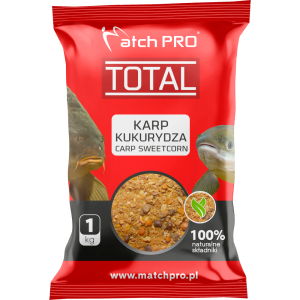 Zanęta Total KARP KUKURYDZA 1kg MATCHPRO