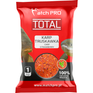 Zanęta Total KARP TRUSKAWKA 1kg MATCHPRO