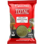 Zanęta Total ZIELONY MARCEPAN 1kg MATCHPRO