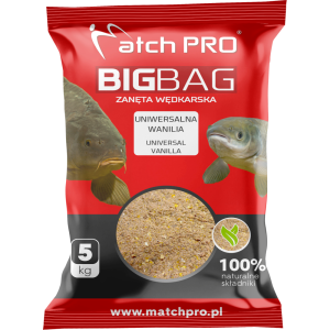 Zanęta Big Bag UNIWERSALNA WANILIA 5kg MATCHPRO