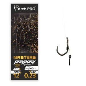 Przypony METHOD FEEDER MASTERS SPIKE M19B Barbless r. 12 / 10 cm 8szt MatchPro