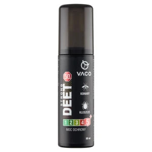 Preparat na komary Strong 50% DEET + Geraniol - 80 ml VACO