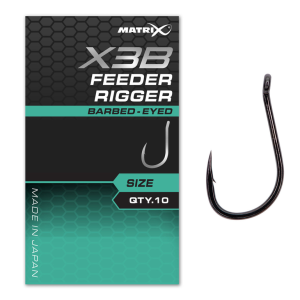 Haczyki X3B Feeder Rigger - roz. 10 MATRIX